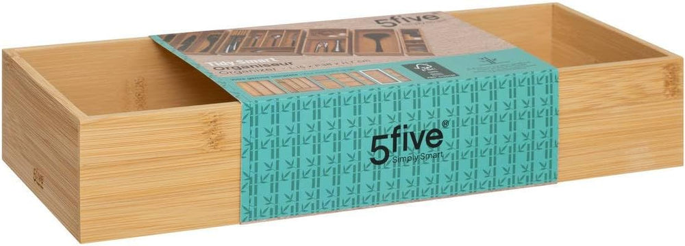 5five - organizer 15x38cm "tidy smart bambus"