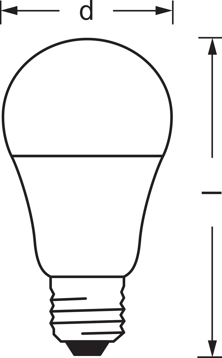 Ledvance Smarte LED-Lampe mit WiFi Technologie, Sockel E27, Dimmbar, Lichtfarbe änderbar (2700-6500K), ersetzt Glühlampen mit 60 W, SMART+ WiFi Classic Tunable White, 3er-Pack