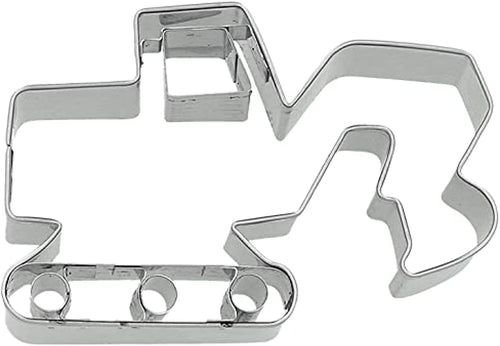 Ausstechform Bagger, Edelstahl, 8,5 cm