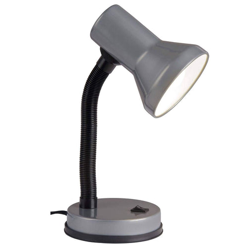Brilliant Junior Tischlampe schwarz, Flexarm, Kippschalter, E27