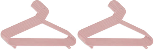 Bieco 04-014147 - Kinder Kleiderbügel im 8er Set, perlmutt