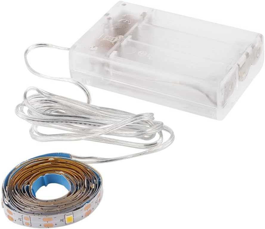 Ideen mit Herz LED-Lichterband, selbstklebend, warmweiß, inkl. Timer, 40er, 135 cm, 100 cm Kabelzulauf
