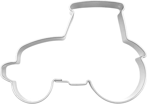 BekkiB - Ausstechform "Traktor" - ca. 6,5 x 4,6 cm - Spülmaschinengeeignete Ausstechform aus Edelstahl - Zum Backen von Plätzchen - 7511