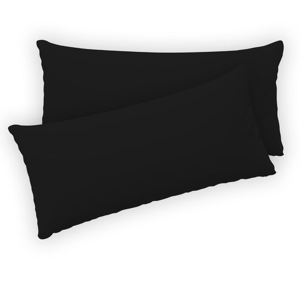 Twinzen - Kissenbezug 40x40cm - 2er Set - 100% Baumwolle - Anthrazit