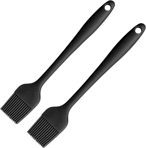Silikon Backpinsel schwarz, 21 cm, 2 Stück