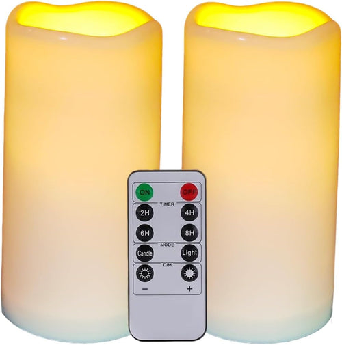 Outdoor LED Kerzen mit Timer und Fernbedienung