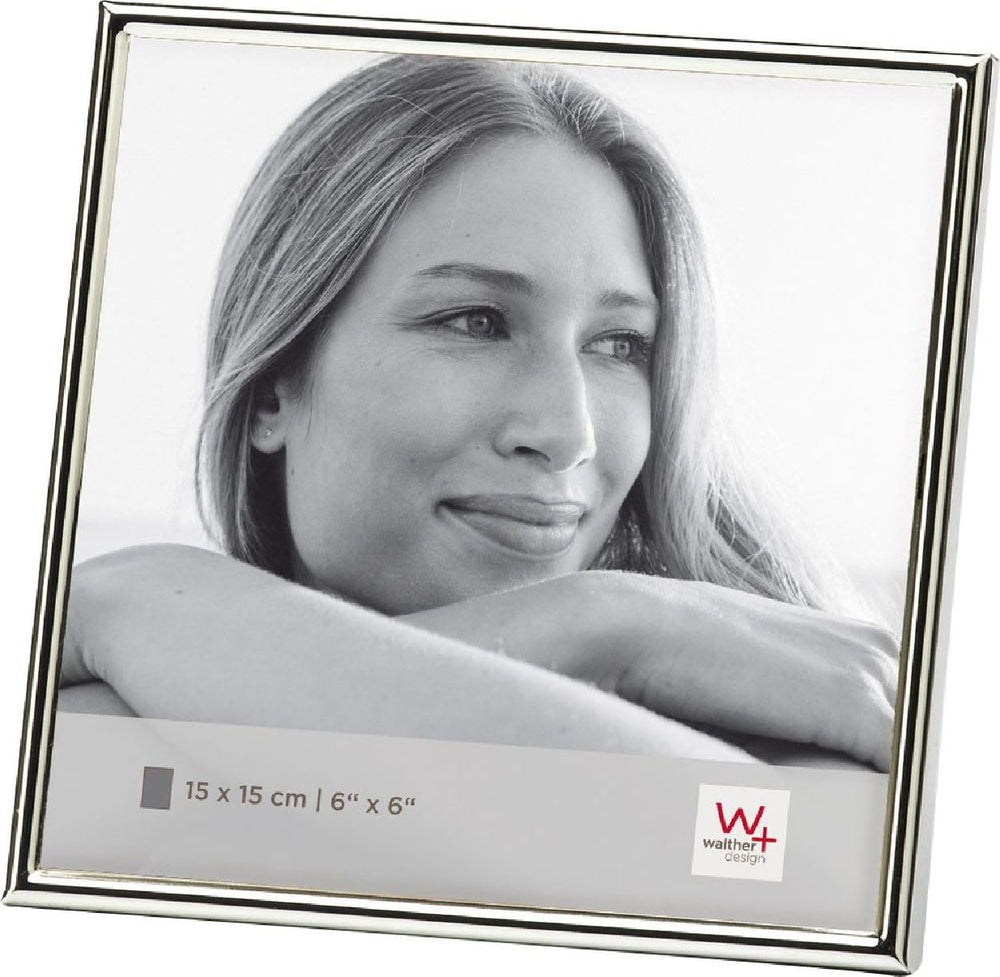 walther design Bilderrahmen silber 6 x 9 cm Chloe Portraitrahmen WD069S