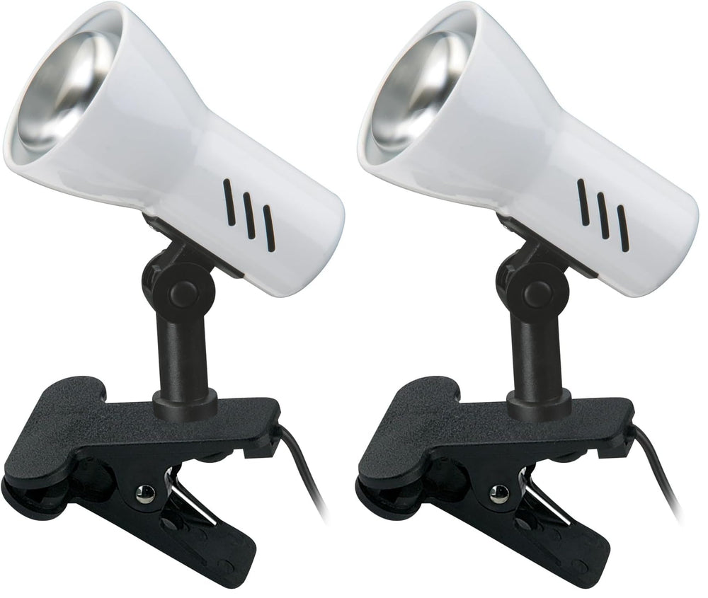 BRILONER - Schreibtischlampe mit Kabelschalter, schwenkbar, E14 Fassung, max. 40 Watt, Klemmlampe, Klemmleuchte, Nachttischlampe, Leselicht Kinder, Bürolampe, Leselampe Bett, 6,5x11,5x10,8 cm, Blau