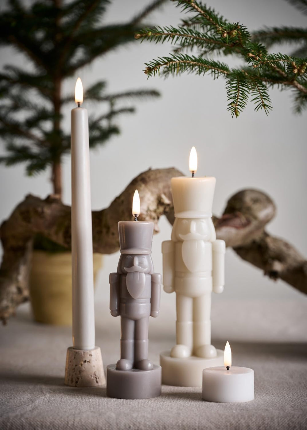 UYUNI Lighting LED Teelicht Tealight 400 White Plain 3.9 x 4.7 cm