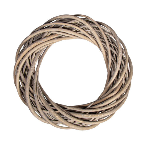 Rayher Hobby Rayher 65007000 Weidenkranz ungeschält, ca. 25 cm ø, Höhe ca. 6 cm, Adventskranz, Türkranz, Naturkranz, Weidenring, Kranz aus Weide, Natürlich
