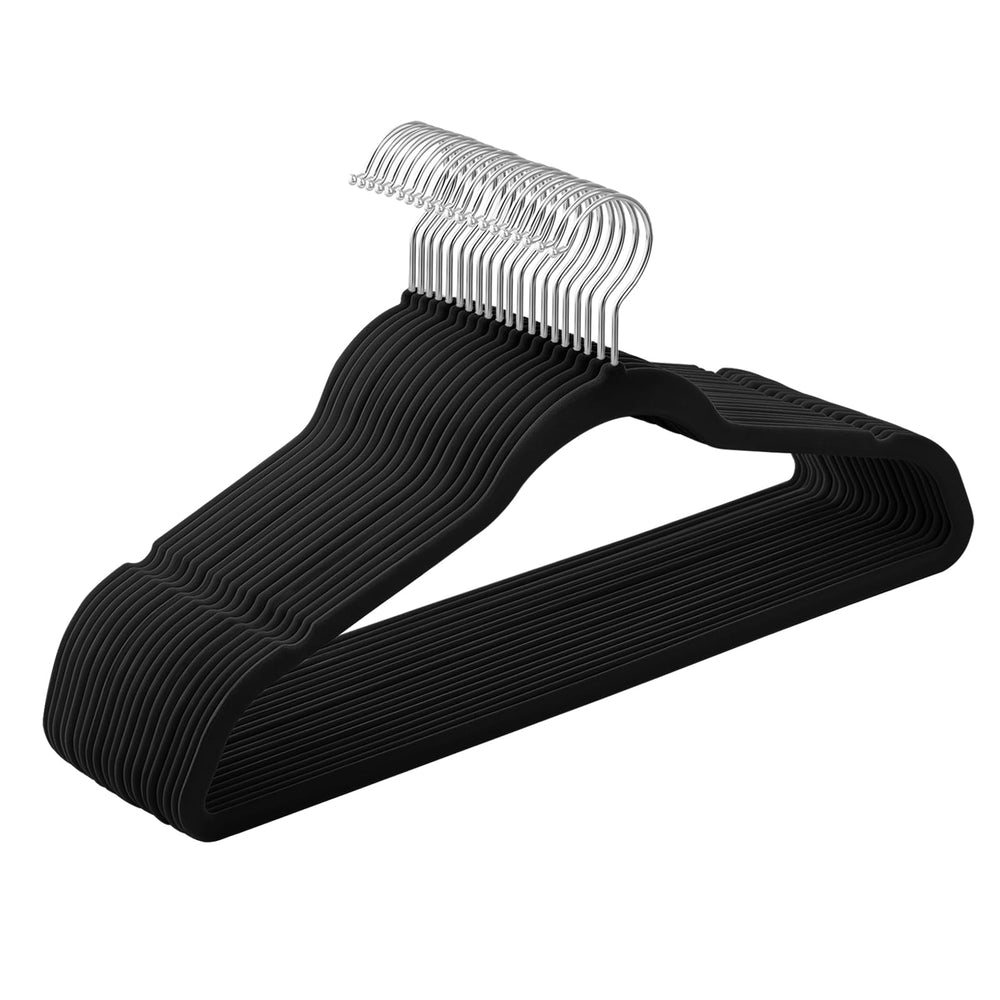 SONGMICS Kleiderbügel Samt, 20er Set, 42 cm breit, dünn, gut belastbar
