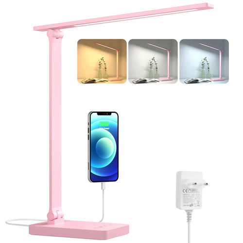 Lepro LED Schreibtischlampe 16W, 700LM, 3 Farbmodi & 5 Helligkeitsstufen