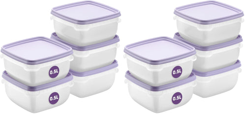 SmartStore flache Frischhaltedosen mit Deckel 2x 1,2L, 24x12x6,5cm