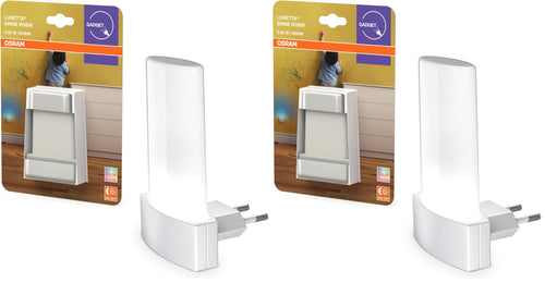 Osram Nachtlicht, indirektes Licht, 3000K, 5lm, 0,28W, Tageslichtsensor, Plug-and-Play, für Kinderzimmer und Wohnbereiche, Weiß