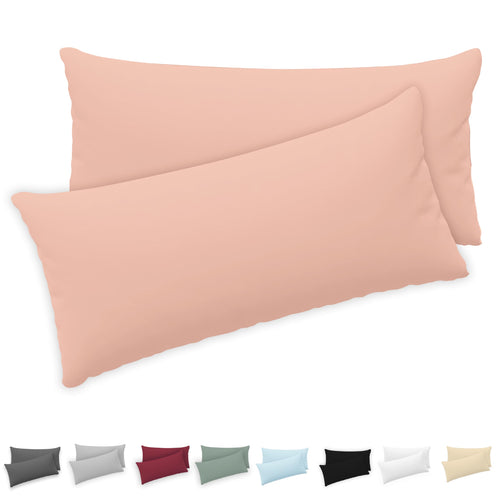Twinzen - Kissenbezug 40x40cm - 2er Set - 100% Baumwolle - Anthrazit