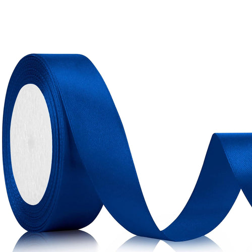 Geschenkband Satinband 22 m x 20 mm Weiß für Geschenkverpackung & Hochzeit