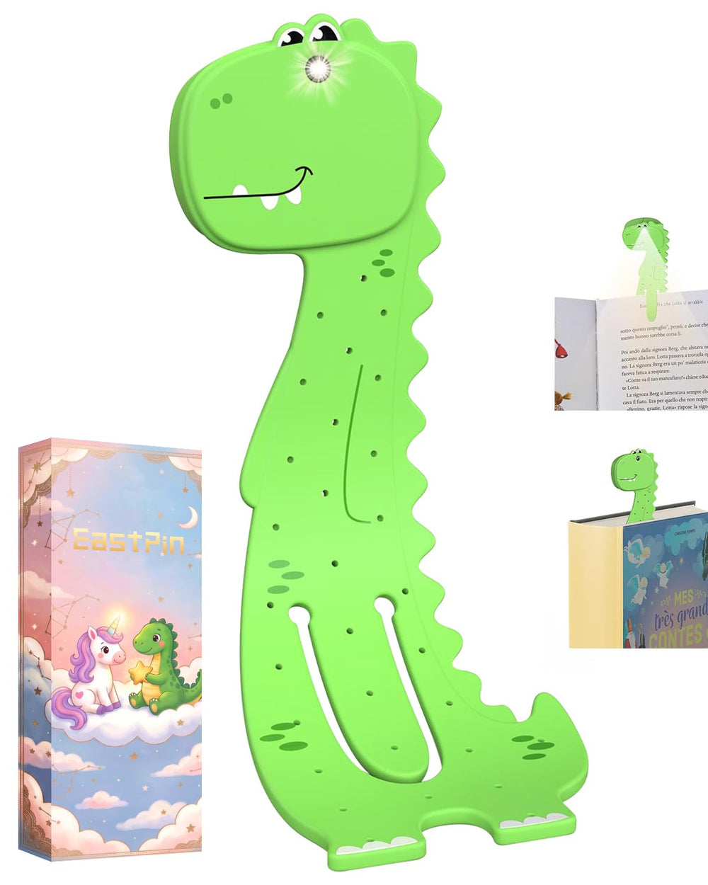Einhorn Geschenke für Mädchen Leselampe Kinder Lesezeichen 2 in 1