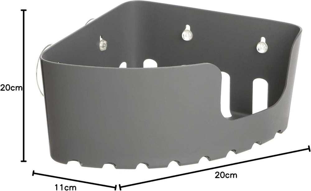 TATAY Duschablage Standard Tragkraft 2 kg Duschregal Ohne Bohren Ecke