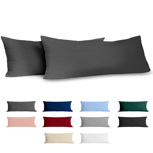 Kissenbezug 40x40 Baumwolle Renforcé (2er-Set) - Rosa - Dicht gewebt mit 57 Fäden/cm² - 40x40cm Kissenbezug - Oeko Tex Zertifiziert - Dreamzie