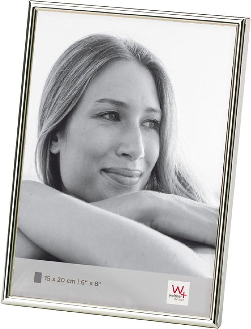 walther design Bilderrahmen silber 6 x 9 cm Chloe Portraitrahmen WD069S