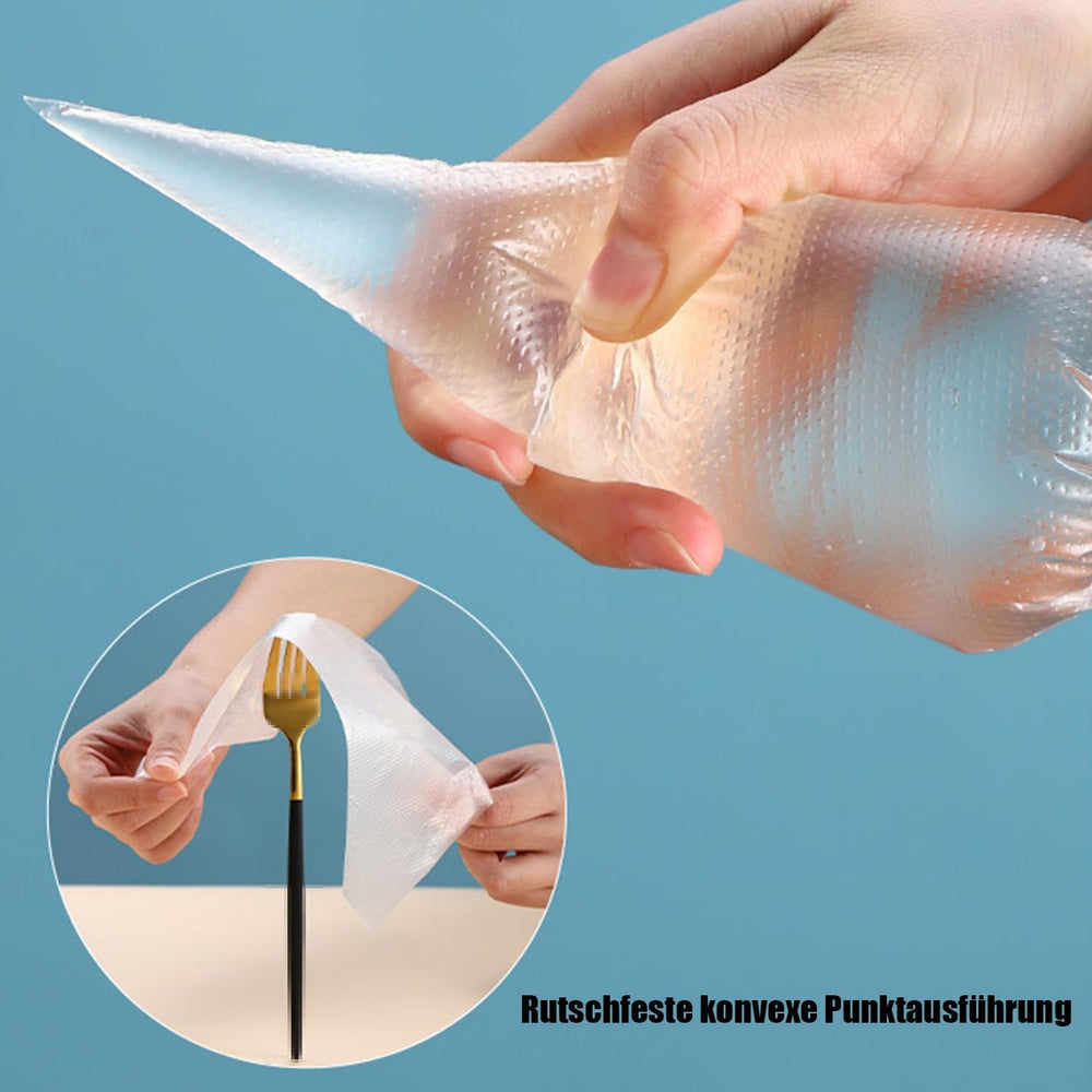 Spritzbeutel Einweg,100 Stück Spritzbeutel Einweg,30×20cm groß Spitzbeutel Profi Einweg Spritzbeutel,Konditor Spritzbeutel Spritztüten einweg Piping Bag.