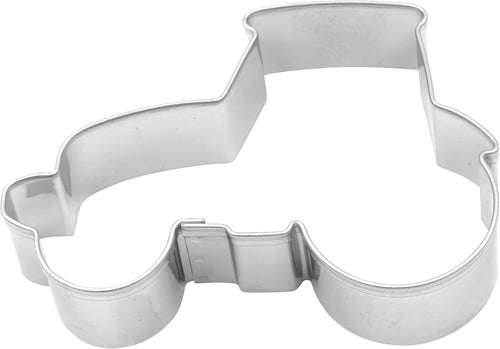 BekkiB - Ausstechform "Traktor" - ca. 6,5 x 4,6 cm - Spülmaschinengeeignete Ausstechform aus Edelstahl - Zum Backen von Plätzchen - 7511