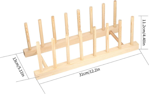 1 STK Geschirrständer, Abtropfgestell aus Holz
