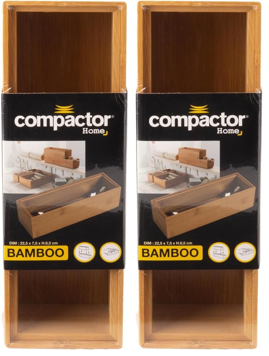 Compactor Organizer Größe M 22,5x7,5x6,5 cm aus Bambus