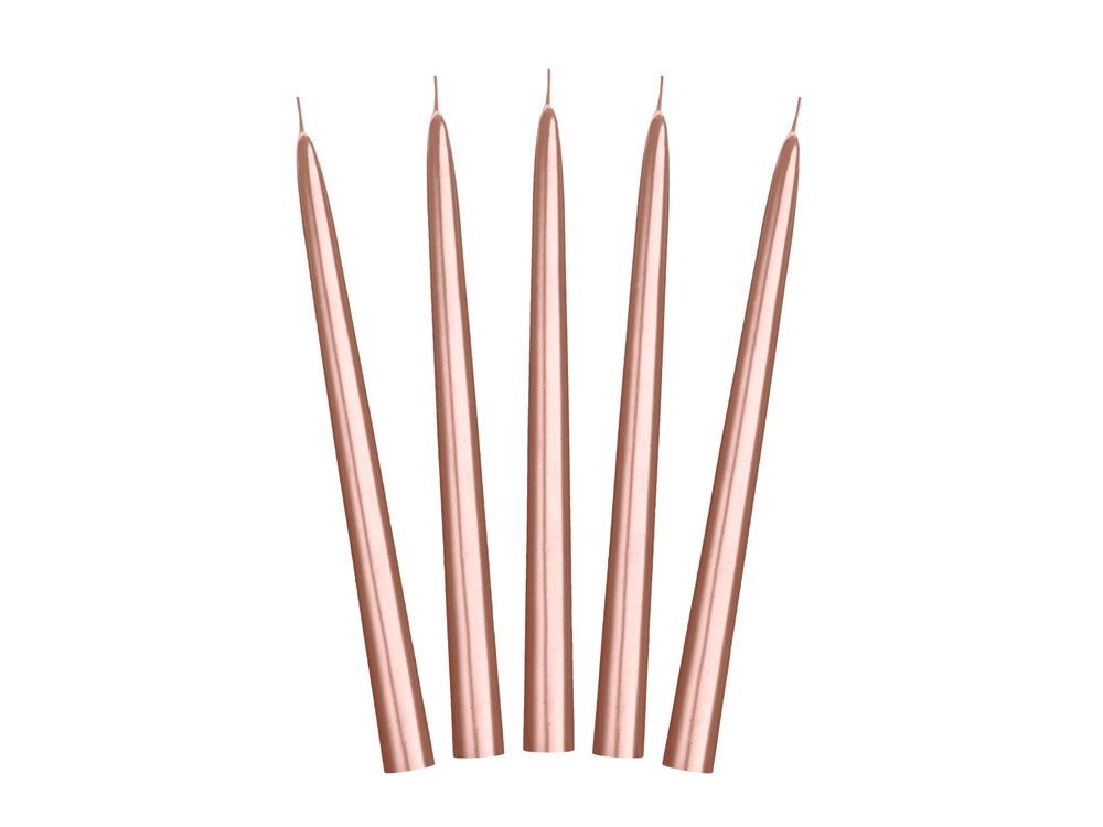Spitzkerzen 24cm 10Stk. | Schwarz