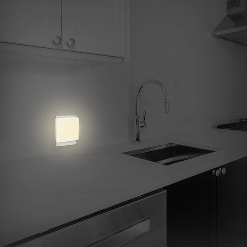 LogiLink LED013 - LED Nachtlicht / Beleuchtung mit Dämmerungssensor und 2 Helligkeitsstufen