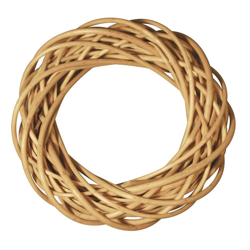 Rayher Hobby Rayher 65007000 Weidenkranz ungeschält, ca. 25 cm ø, Höhe ca. 6 cm, Adventskranz, Türkranz, Naturkranz, Weidenring, Kranz aus Weide, Natürlich
