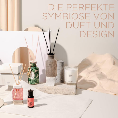 ipuro - dekorative ipuro time to party Duftkerze - puristische Duftkerzen im Glas - intensive Duftkerzen mit karamellig-fruchtigen Noten - stilvolle Kerze für ein einzigartiges Dufterlebnis 125 g