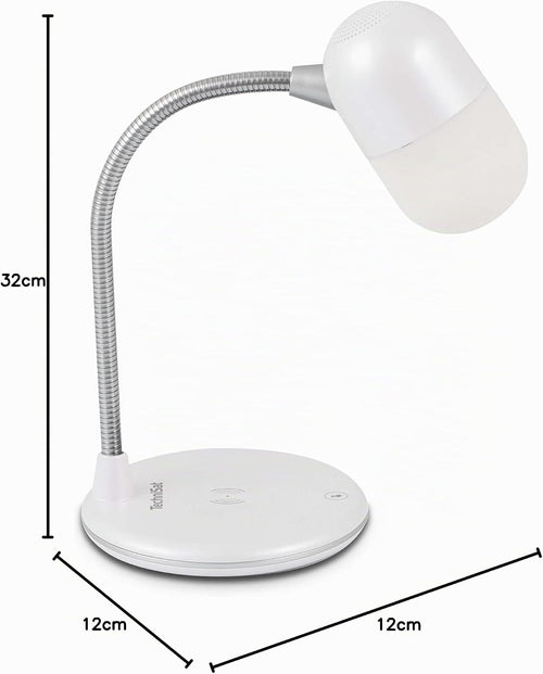 TechniSat VIOLA Tischlampe – LED-Tischleuchte mit Bluetooth-Audiostreaming