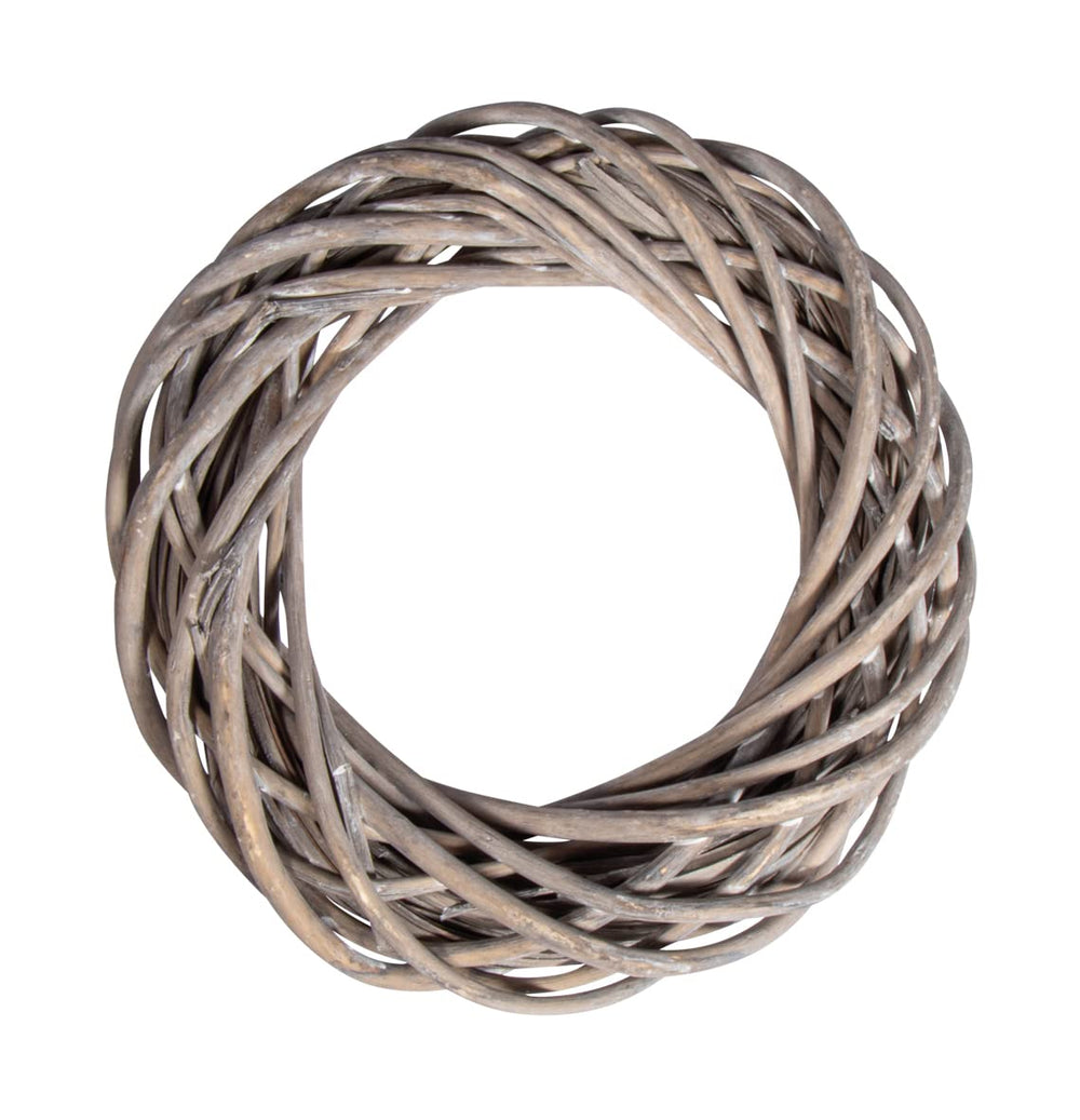 Rayher Hobby Rayher 65007000 Weidenkranz ungeschält, ca. 25 cm ø, Höhe ca. 6 cm, Adventskranz, Türkranz, Naturkranz, Weidenring, Kranz aus Weide, Natürlich