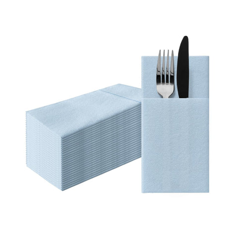 PAW Stoffähnliche Besteckservietten 1/8-Falz, 25 Stück - Beige