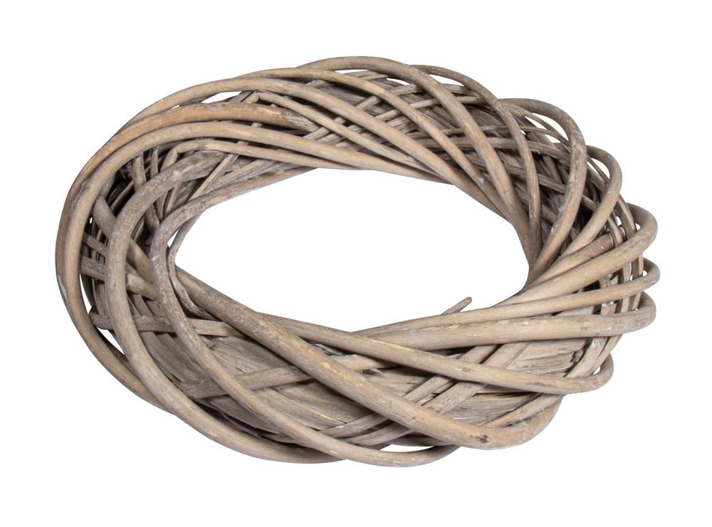 Rayher Hobby Rayher 65007000 Weidenkranz ungeschält, ca. 25 cm ø, Höhe ca. 6 cm, Adventskranz, Türkranz, Naturkranz, Weidenring, Kranz aus Weide, Natürlich