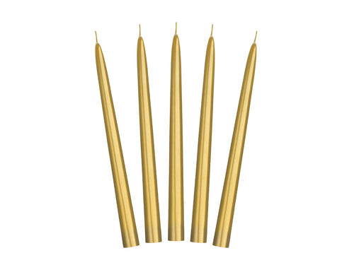 Spitzkerzen 24cm 10Stk. | Schwarz