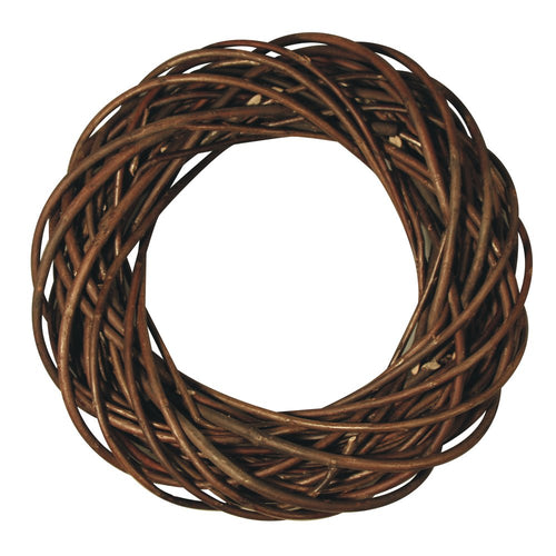 Rayher Hobby Rayher 65007000 Weidenkranz ungeschält, ca. 25 cm ø, Höhe ca. 6 cm, Adventskranz, Türkranz, Naturkranz, Weidenring, Kranz aus Weide, Natürlich