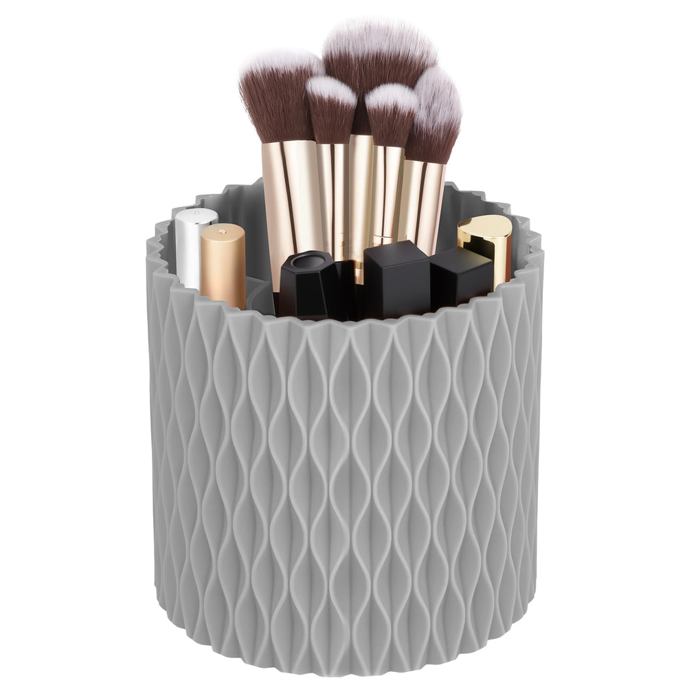 HOTUT 360° Drehbar Make Up Pinselhalter,Aesthetic Schminktisch Organizers