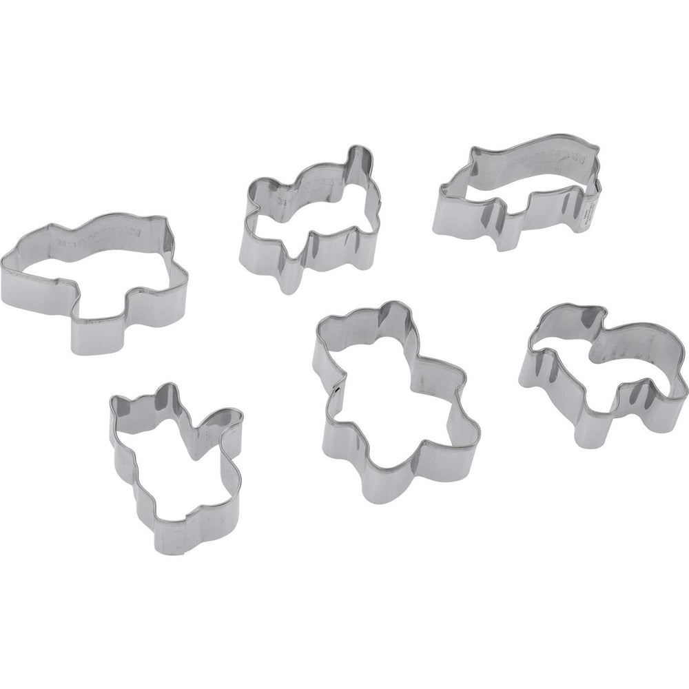 Westmark Ausstechformen-Set, Unterschiedliche Größen, Rostfreier Edelstahl, Käsefüße, 3-tlg., Silber, 31972260