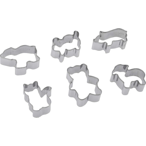 Westmark Ausstechformen-Set, Unterschiedliche Größen, Rostfreier Edelstahl, Käsefüße, 3-tlg., Silber, 31972260