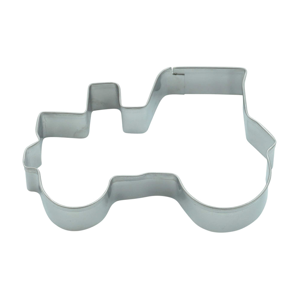 BekkiB - Ausstechform "Traktor" - ca. 6,5 x 4,6 cm - Spülmaschinengeeignete Ausstechform aus Edelstahl - Zum Backen von Plätzchen - 7511