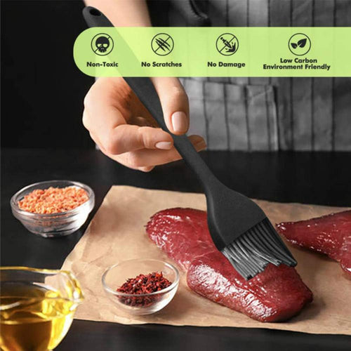 SURDOCA Backpinsel Silikonpinsel Küchenpinsel Kochpinsel - 1PC 8.2" BPA-freies 446℉ (230℃) Wärmebeständigkeit Silikon in Lebensmittelqualität Pinsel Küche, Garten Grills & Zubehör Grillbesteck Pinsel