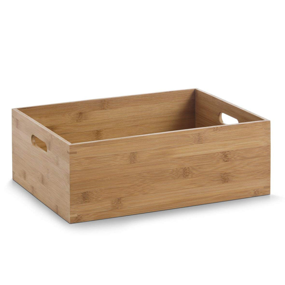 Zeller 13340 Aufbewahrungskiste, Bamboo, ca. 30 x 20 x 14 cm, Sonstige