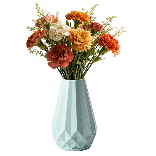 Kleine Weiße Vase Unzerbrechliche PE Plastik Vase im Skandinavischen