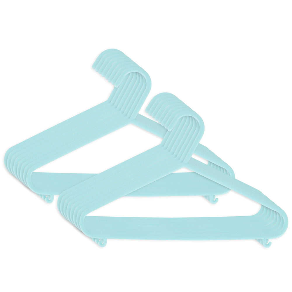 Bieco 04-014147 - Kinder Kleiderbügel im 8er Set, perlmutt
