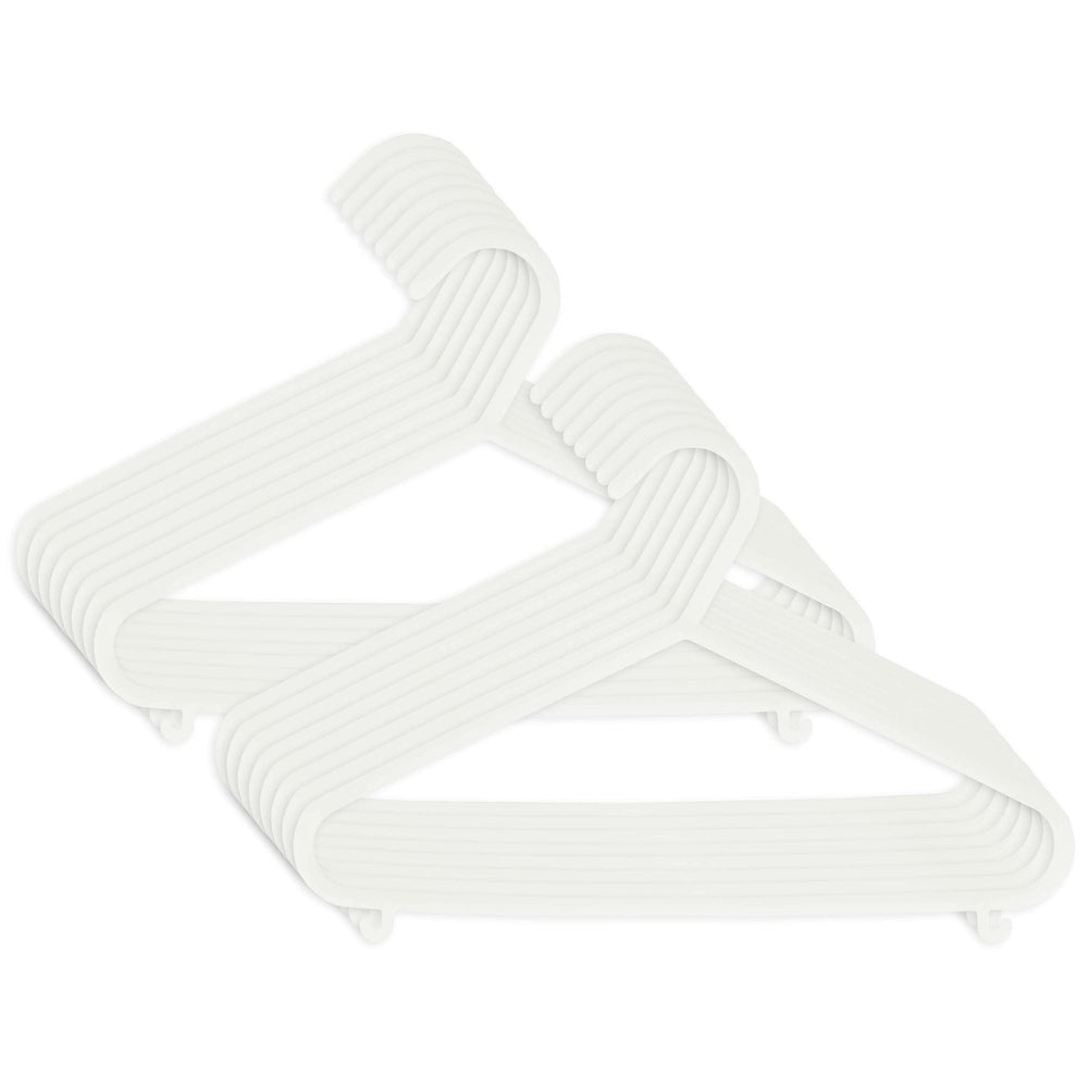 Bieco 04-014147 - Kinder Kleiderbügel im 8er Set, perlmutt