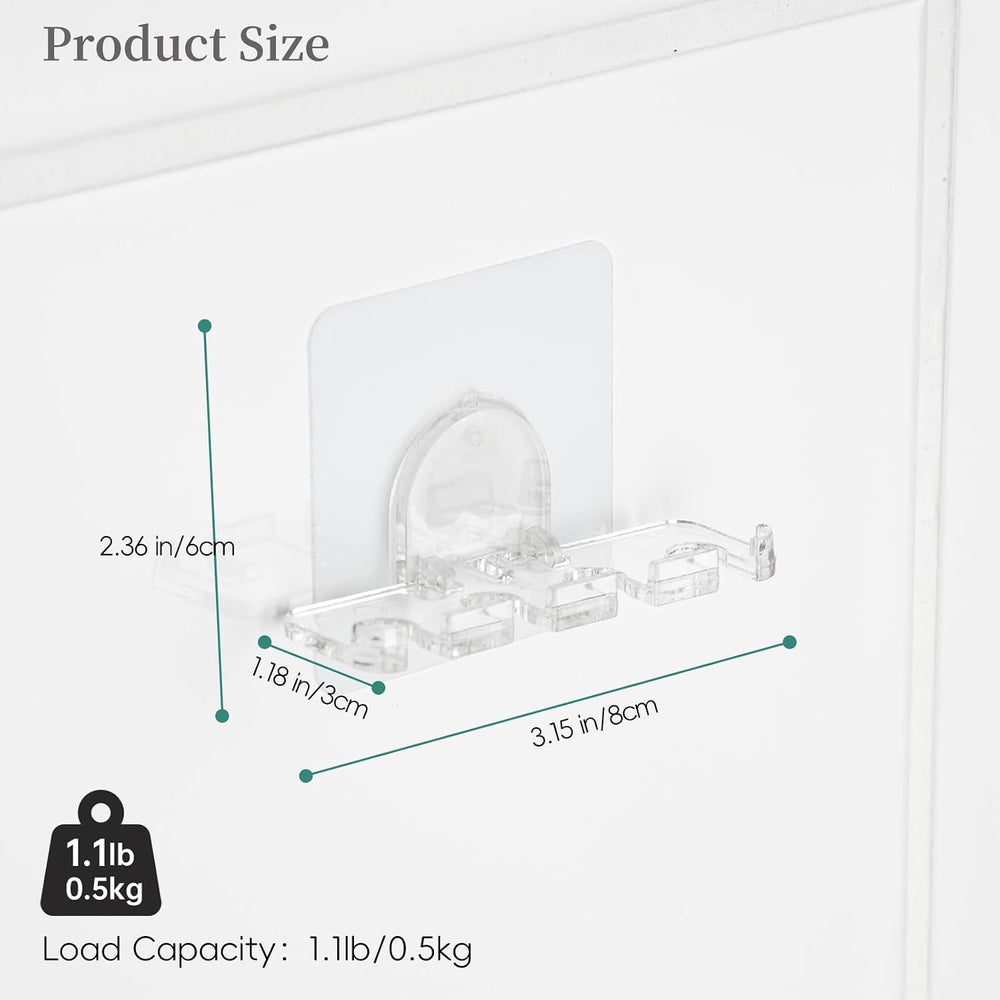 Zahnbürstenhalter Wand Selbstklebend, 2 Stück Toothbrush Holder