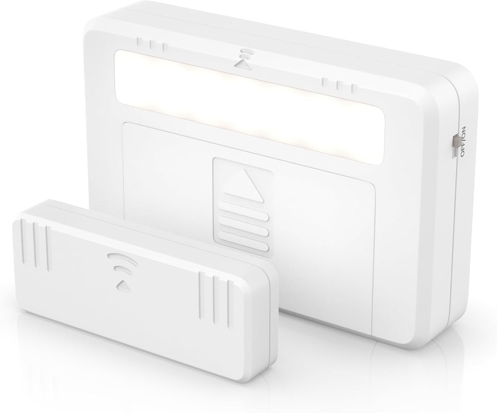 CSL - LED Schrankleuchte Schubladenleuchte - Sensor Light – Innovative Mini Schrankleuchte mit Magnetsensor - Schrankbeleuchtung für bessere Sicht in dunklen Schubladen