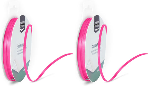 Vaessen Creative Satinband 3mmx10m Dunkel Grün, Schleifenband, Dekoband, Bänder zum Basteln, Stoffbänder für Hochzeit, Taufe Und Geburtstagsgeschenke